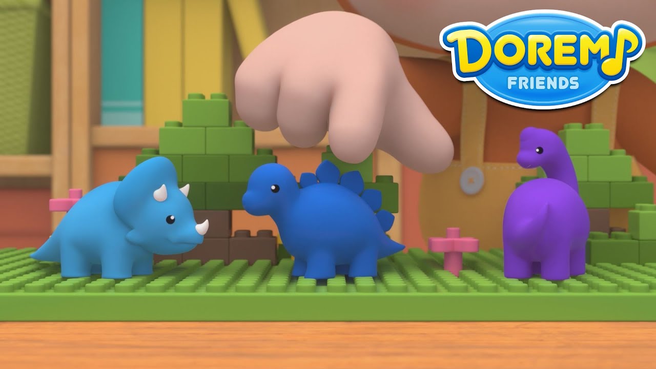 10 Little Dinosaurs!🦕│Doremi Friends Song│Baby Song│Doremi Friends - Nursery Rhymes & Kids Songs
