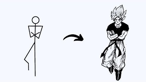 How To Draw Goku | Easy Step By Step | Anime Drawing | Dragon Ball Z |