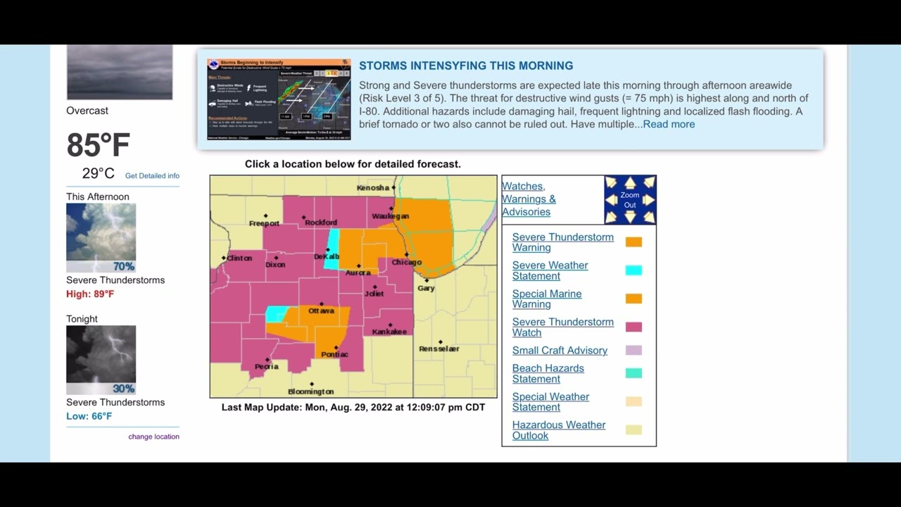 (DOUBLE HEADER) EAS Severe Thunderstorm Watch on Broadcastify NOAA Radios (8/29/2022) EAS 