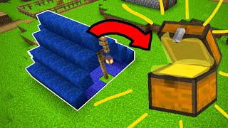 I made a PORTABLE TENT in Minecraft!