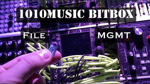 1010Music Bitbox / WMD Metron - File Management - Hardware Tips Ep 1  - MoXoM