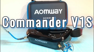 Aomway Commander V1S - FPV Goggles - Unboxing - Review - most beautiful FPV Goggles!