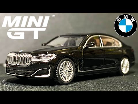 ミニカー MINI GT BMW 750Li xDrive Black Sapphire MINI GT 1:64 BMW 750Li xDrive Black Sapphire Diecast Model