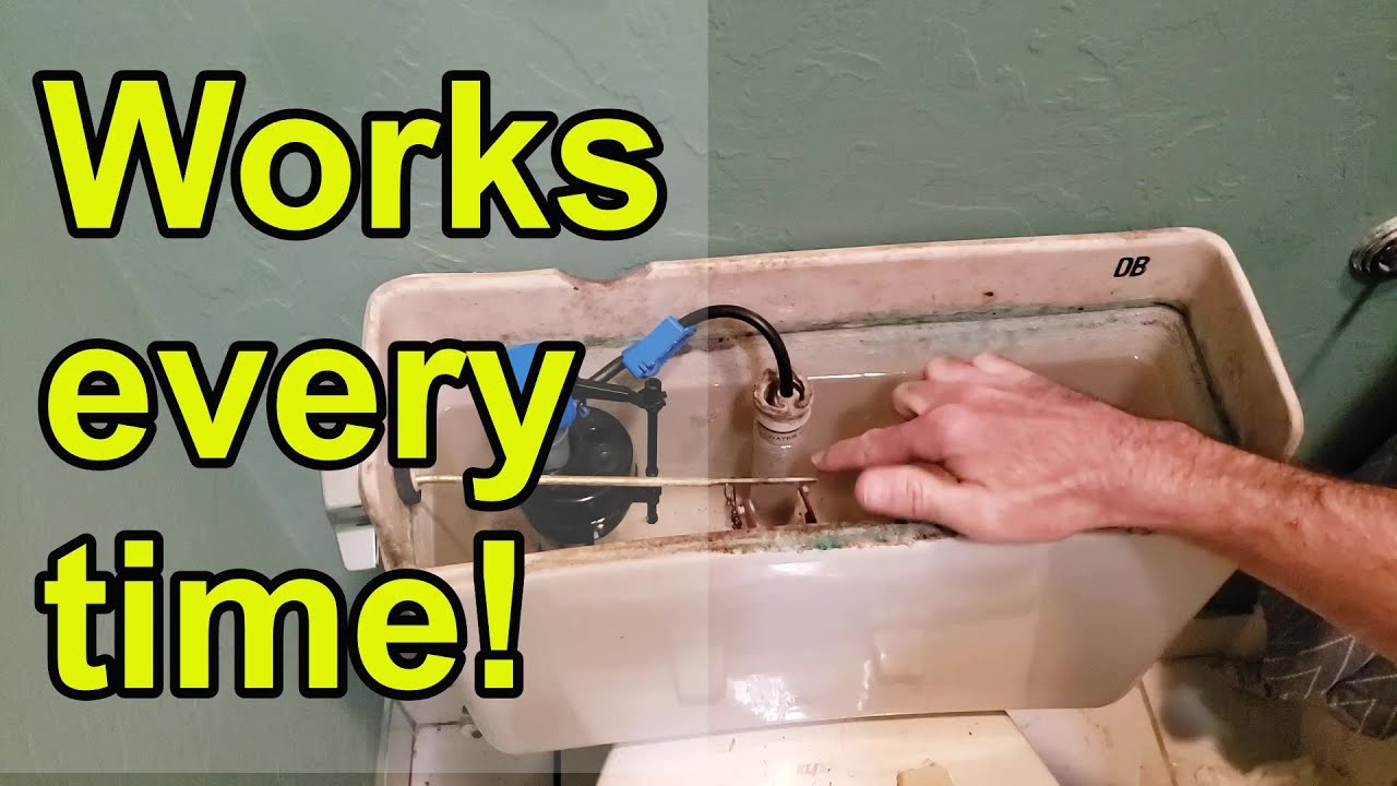 How To Fix A Running Toilet Works Every Time YouTube