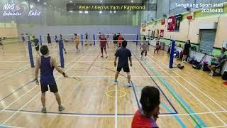 Nng Badminton Kakis 20250403 Peter & Ken Vs Yam & Raymond