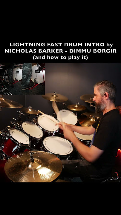 NICHOLAS BARKER - INSANE DRUM INTRO - DIMMU BORGIR