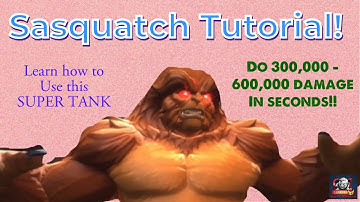 SASQUATCH Tutorial, how to use Sasquatch, his insane damage & super tank durability/sustainability