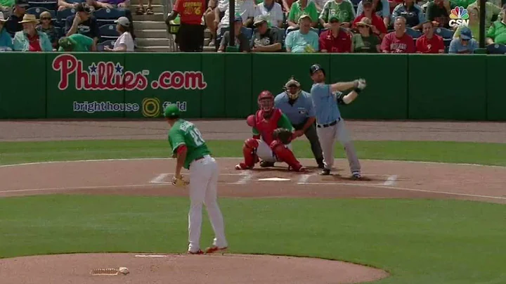 TB@PHI: Forsythe leads off the game with a homer