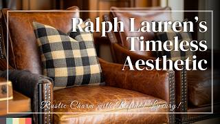 Ralph Lauren’s Timeless Aesthetic: Rustic Charm with Refined Luxury!