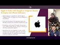 Apple in Talks with Google to Integrate Gemini AI Engine into iPhone Software