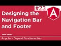 23 designing the navigation bar and footer