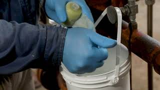 Stop It® Pipe Repair System Application for Active Pipe Leaks