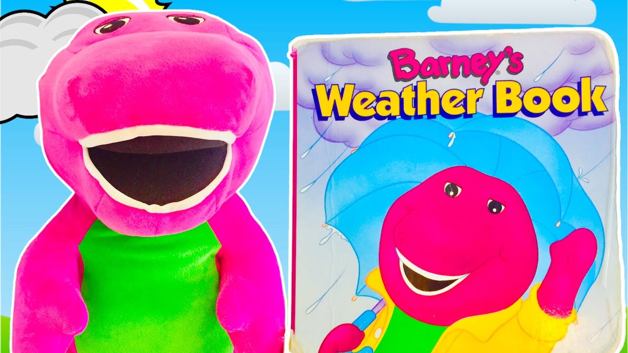 Barney’s Weather Book READING ALOUD ALONG Story Learning Videos! YouTube