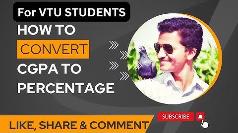 How to Convert CGPA to Percentage for VTU Students | Step-by-Step Guide with Formula & Example