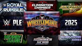 WWE All PLE Events 2025 | Full Schedule | January - December | Date & Venue