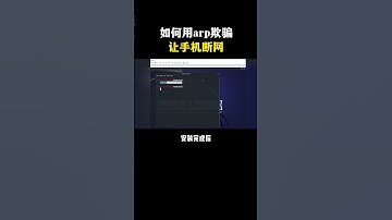 黑客是如何用arp欺骗，让手机断网的#hacker #网络安全 #编程 #程序员