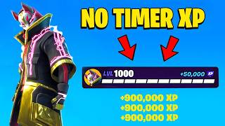 NEW BEST *AFK* NO TIMER XP MAP TO LEVEL UP & Farm XP on FORTNITE Chapter 7 Season 3!! (189,000 XP)