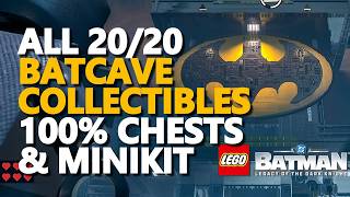 All Batcave Collectibles 100% Chests & Minikit LEGO Batman Legacy of the Dark Knight