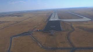 Landing the Luscombe on a 13,503-foot-long runway. Can I do it?