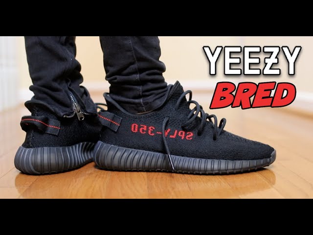 BEST YZY EVER !! YEEZY V2 350 BRED REVIEW & ON FEET - YouTube