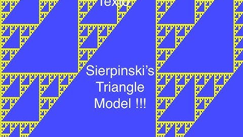 Modeling Sierpinski