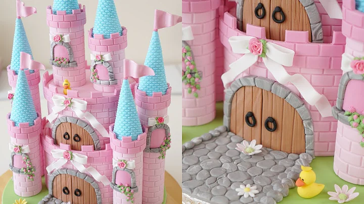 Pretty Princess Castle Cake | Cake Tutorial |