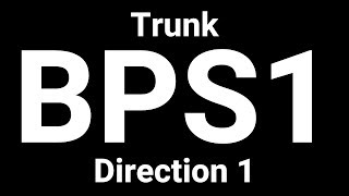 [SMRT] Hyperlapse of Trunk Bus Parallel Service BPS1 (Direction 1) [Defunct]