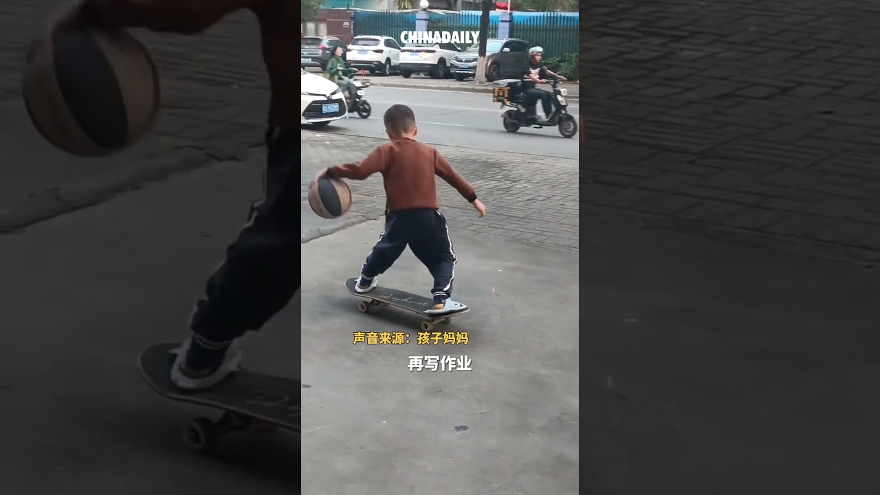 Boy showcases incredible basketball talent