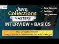 Java Collections Real Project Complete Code Walkthrough | Layered Architecture | Professional Coding