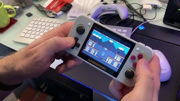 Atari 800 emulator, RG350.  Bruce Lee game.