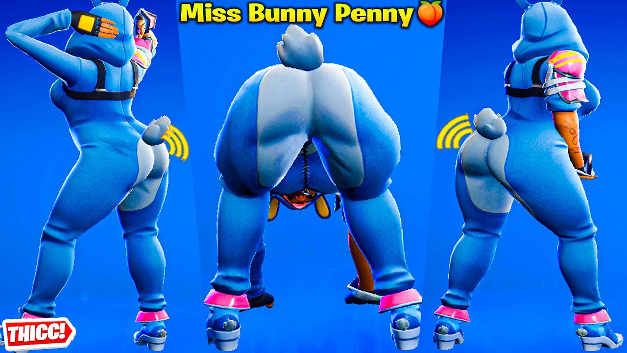 New Fortnite Miss Bunny Penny Skin Showcase Thicc Thiccest Girl Skin In Item Shop YouTube