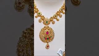 Joyalukkas Ruby Emerald Necklace#jewellery #gold #joyalukas #shortsfeed #viral #ruby