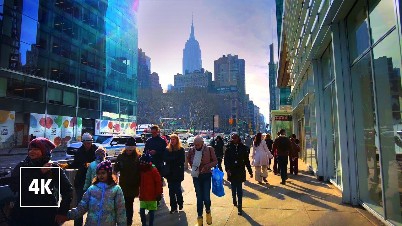 NEW YORK CITY Walk 🗽 Manhattan First Day of NEW YEAR