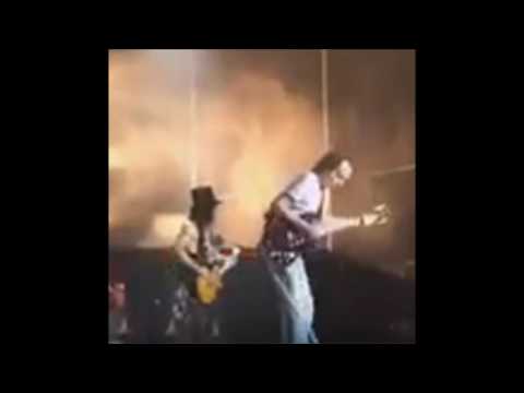 ACDC's Angus Young performed with GUNS N' ROSES "Whole Lotta Rosie" + "Riff Raff" in Sydney!