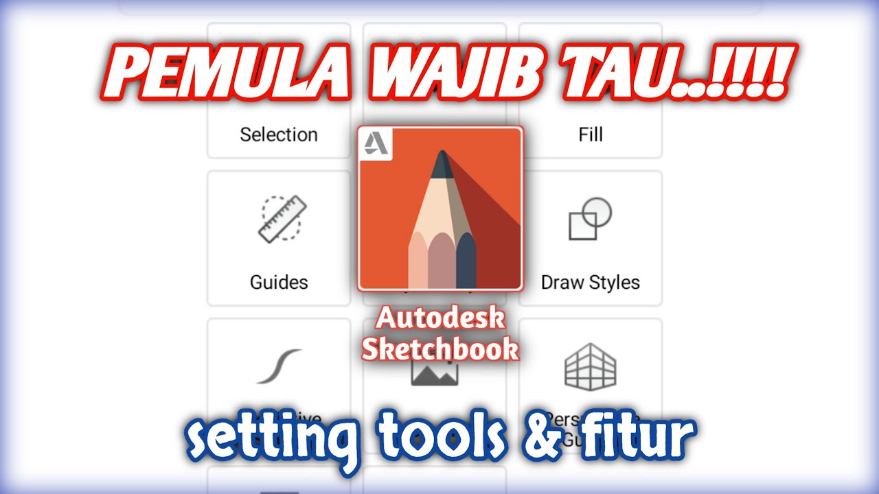 Cara Setting Fitur Dasar Di AUTODESK SKETCHBOOK dan fungsinya YouTube