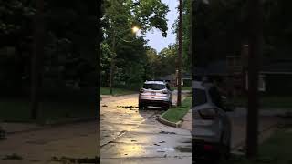 Tornado 🌪️ Warning - after the storm - Normal, Il. #tornado #storms #tornadowarning #weather