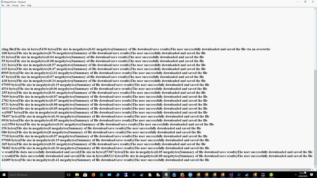 The Zeller File Link Extractor Video(no sound, on purpose)