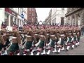 2 Scots - The Royal Highland Fusiliers parade Glasgow 2013