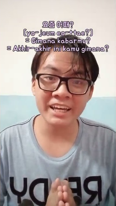 Cara Lain Untuk Menanyakan Kabar Di Dalam Bahasa Korea 🇰🇷 (informal)