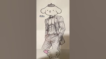 Dom Dom Purin #drawing #art #manga #sketch #satisfying #cute #pompompurin #funny #sanrio #lol #diy