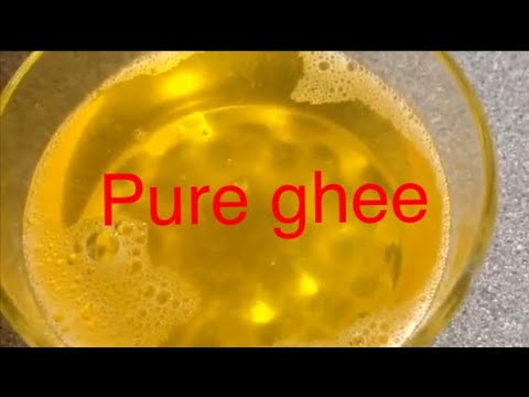 How To Make Home Made Ghee In Hindi # Clarified Butter Recipe In Hindi