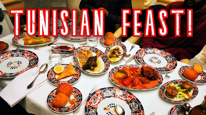 Trying TUNISIAN food! Tunis local food and STREET FOOD tour!