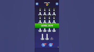 Nut Sort Level 2070 - Color Puzzle Game by Kiwi Fun #games #puzzle #NutSort #NutSortSolution
