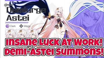 Insane Luck! Demi Astei Summons at Work! [Outerplane]