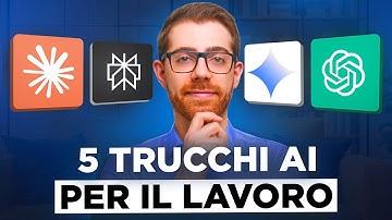 5 NUOVI trucchi per usare l’Intelligenza Artificiale a Lavoro (2025)