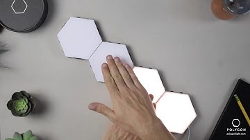 Polygon - Modular, touch sensitive lighting.