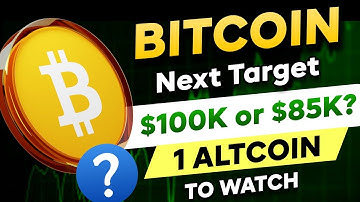 🚨 Bitcoin Next $100K or $85K? | 1 Big Altcoin to Watch | Crypto Market Analysis | Bitcoin News Today