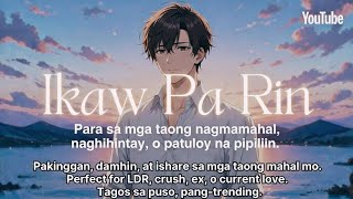 Ikaw Pa Rin Love Song Music Owner Jumar Canoy Jcan Music Studio