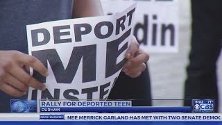 Group rallies for release of detained Durham teen