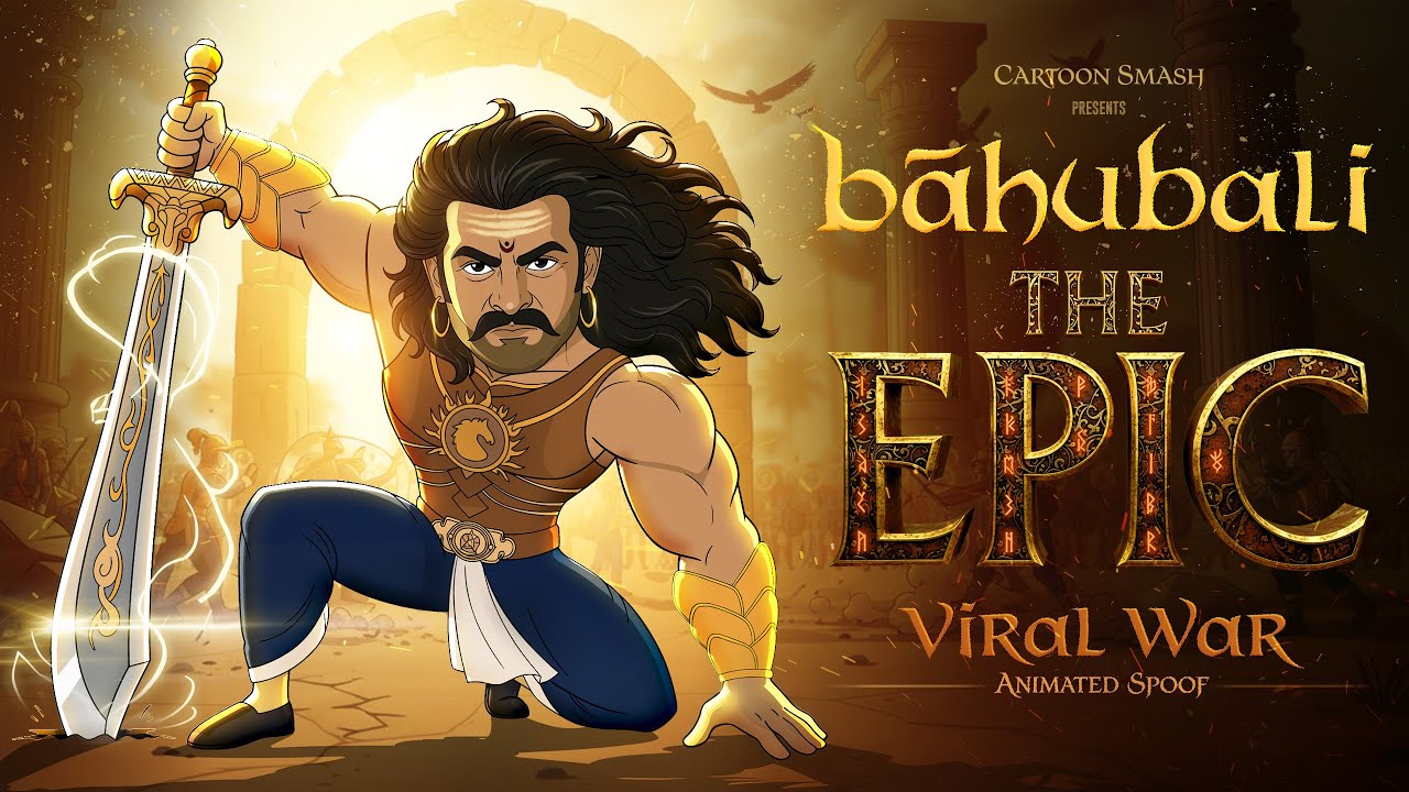 Baahubali: The Epic Viral War || Animated Film || Cartoon Smash